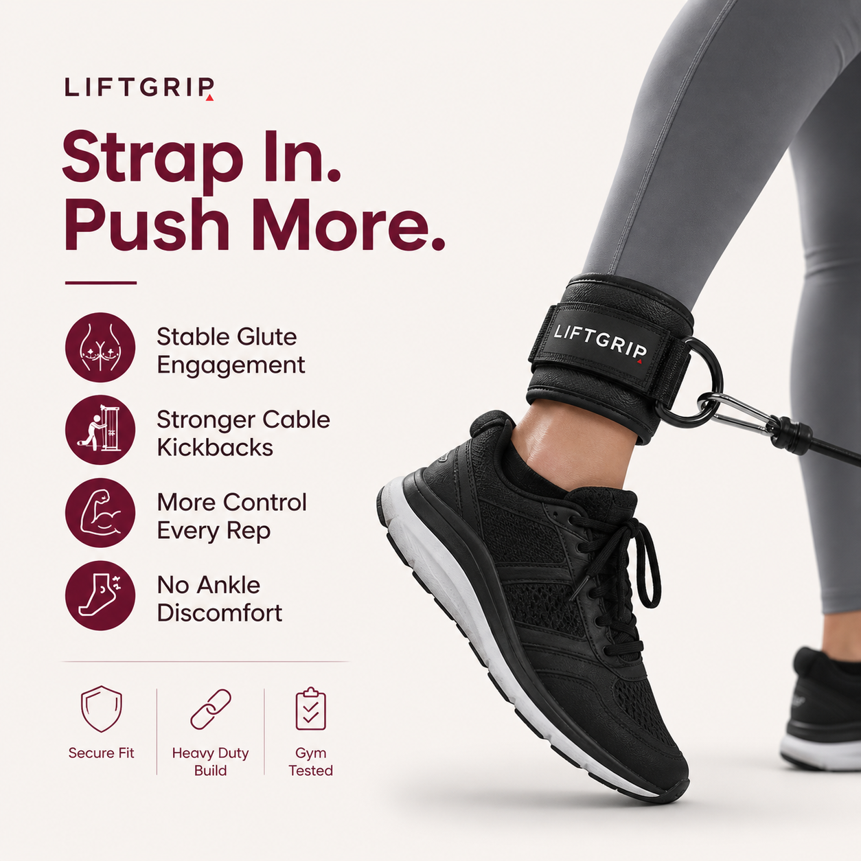 Glute Gain Ankle Strap