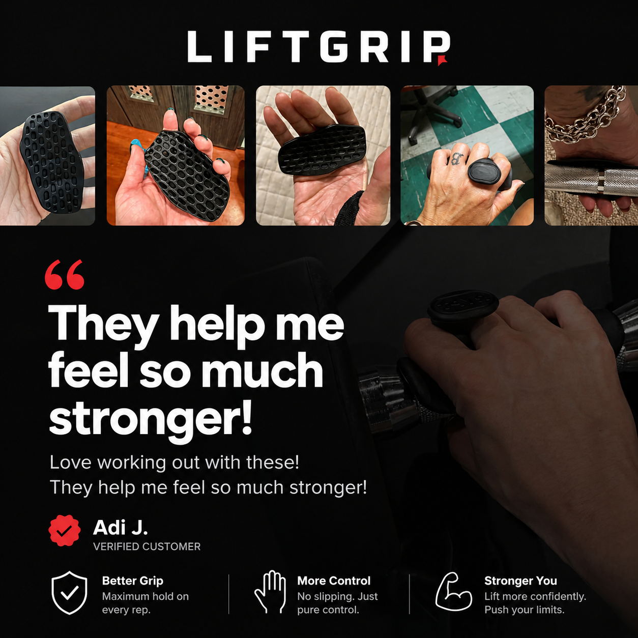 LiftGrip The Ultimate Lifting Grip