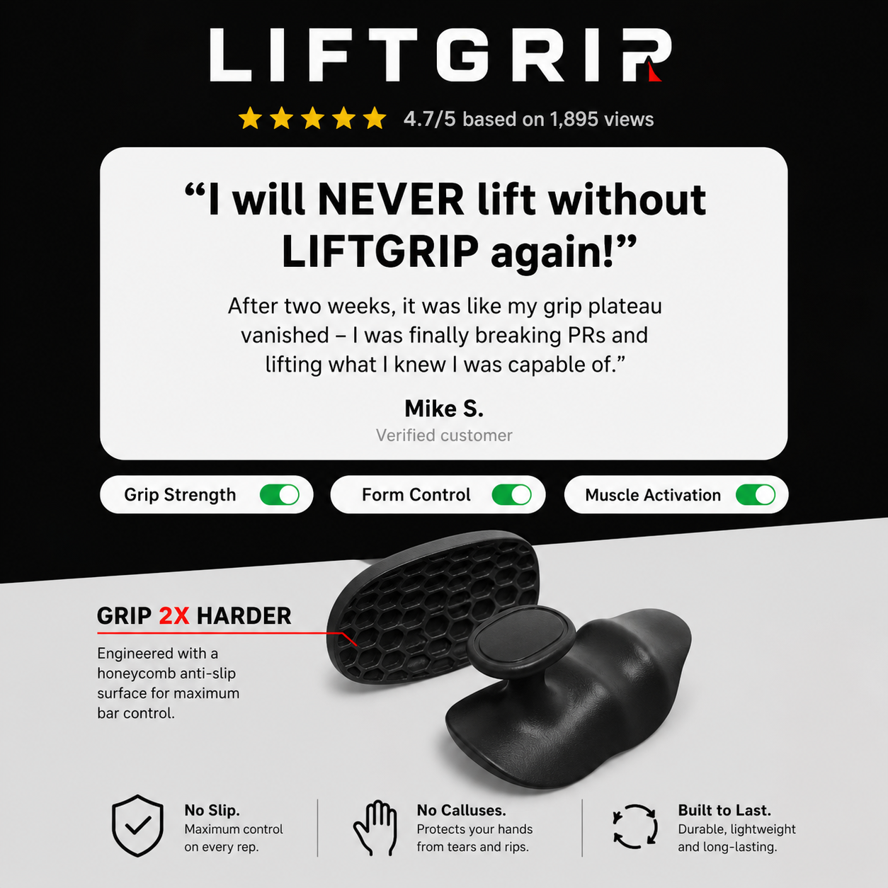 LiftGrip The Ultimate Lifting Grip