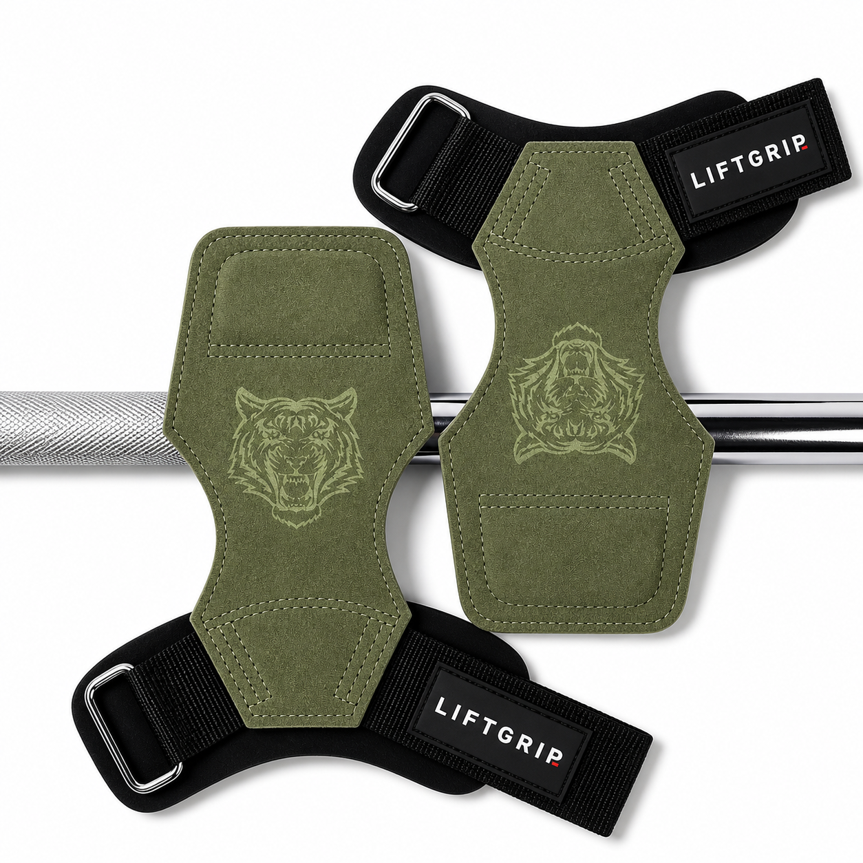 LiftGrip™ Hook Grips with Wrist Wrap Support