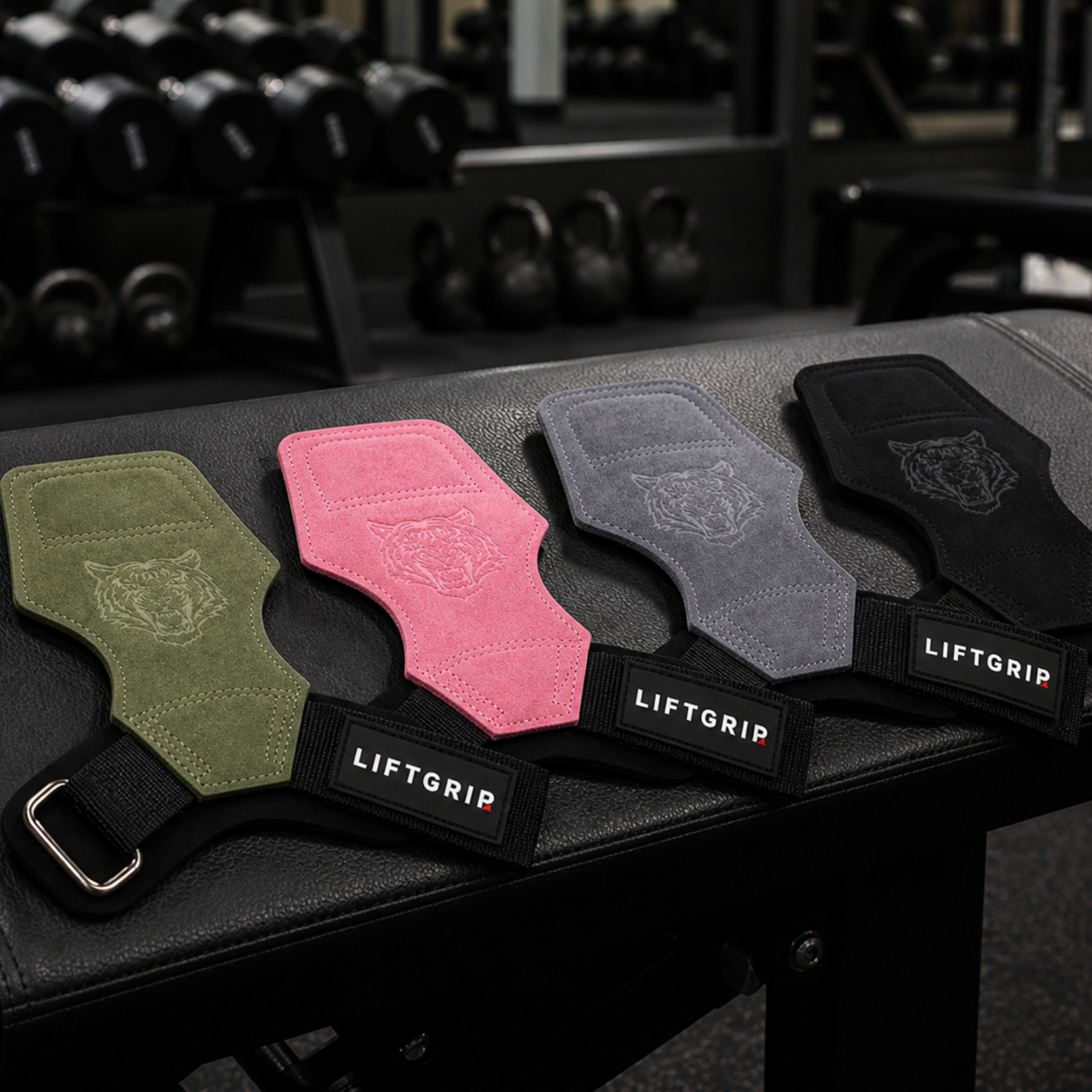 LiftGrip™ Hook Grips with Wrist Wrap Support